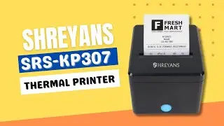 SHREYANS SRS-KP307 3 inch Thermal Printer with #autocutter #usb #bluetooth