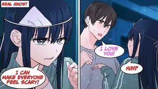 ［Manga dub］The girl ghost who scared me was actually very cute so I decided to date with her