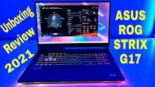 Asus Rog Strix G17 unboxing & review