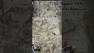 Chapter 1096 raw scans spoilers! #godvalley #chapter1096 #1096 #onepiece #luffy #goldroger #garp