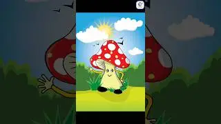 Mushroom Vector Art in Illustrator | Mushroom Drawing | 