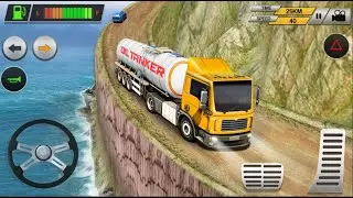 Oil Tanker Truck Driving Simulator Game Offroad 3D