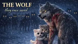 A chance encounter between two cats and a small wolf 