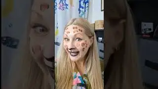 Thrifty Halloween 🎃 DIY Leopard Costume + Easy Make up