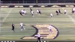 High school player destroys defender with crack back block