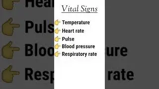 Vital Signs | #medicalstudent #shorts