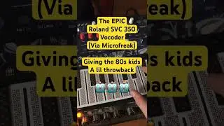 Transformers! Roland SVC 350 vocoder FTW 🏆