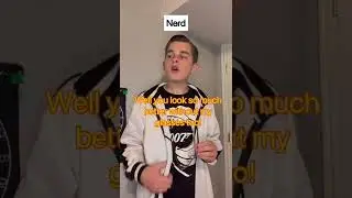 Nerd takes off his glasses 😂