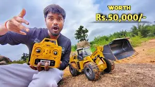 Unboxing & Review Most Expensive Rc JCB | Huina 1583 RC Loader Worth Rs.50,000/-