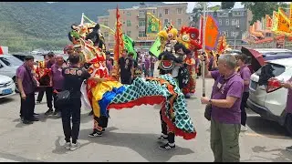 蔡李佛龍華友堂、江華體育會聯同香港德順堂體育會菜農花炮會鐵義雄藝醒獅國術會碧龍體育會，到肇慶悅城龍母廟參神祈福 Part - 5