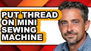 How to Put Thread on Mini Sewing Machine (only Way)