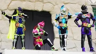 エグゼイドショー 【主題歌Exciteダンス演舞（ゲンム・エグゼイド・ブレイブ・スナイプ）】@よみうりランド ☆ Kamen Rider Ex-Aid（仮面ライダーショー）