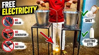 How To Generate Free Electricity With Salt And Electrolyte At Home, Fk Tech