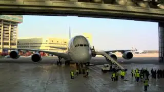 BA A380 Nose & fuselage dock fit check