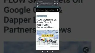 Hot News:FLOW Skyrockets On Google Cloud & Dapper Labs Partnership News ##youtubeindia #bitcoinday