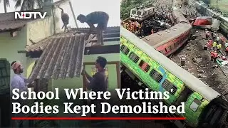 Odisha Train Accident Updates: Odisha School Where Crash Victims' Bodies Were Stored Demolished