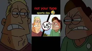 not your type funny sports day in government school #shortvideo #anime