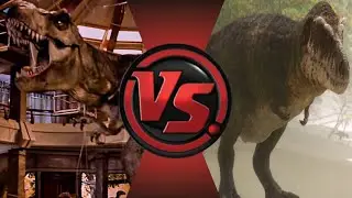 Tiranosaurio Rex JP vs Hank (prehistoric planet vs Jurassic park)