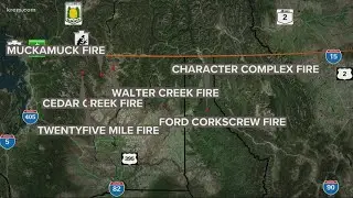 LIST: Wildfires burning across the Inland Northwest