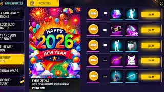 নতুন বছর 2026 স্পেশাল ফ্রি ইভেন্ট💥😮 কনফার্ম ইভেন্ট? Happy New Year event 2026 || Free fire new event