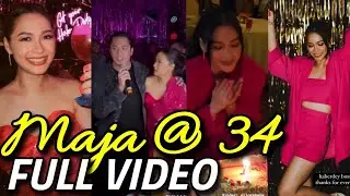 FULL VIDEO! STUNNING Maja Salvador 34th Birthday Celebration!
