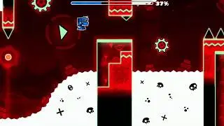 Geometry Dash: Twisted Tranquility by Flukester! (EXTREME DEMON)