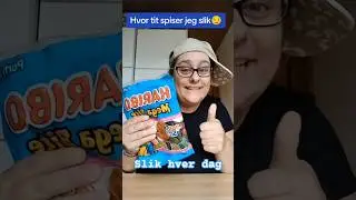Alle sp&oslash;rger om jeg spiser slik hver dag - f&aring; svaret lige her i videoen 😊 #tantemajbritt #candy