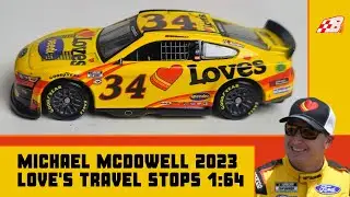 **NASCAR DIE-CAST REVIEW** Michael McDowell 2023 Love's Travel Stops 1:64