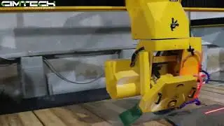 5 Axis CNC Bridge Saw For Kitchen Countertops