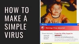 How to make a simple virus | A harmless virus for computer