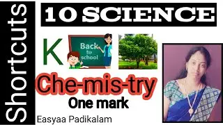 10 Science - Chemistry one Mark