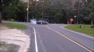 Pontiac G8 burnout and doughnuts