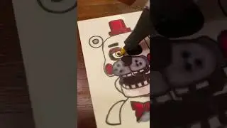 Drawing Lefty from FNAF
