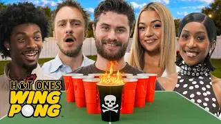 The 'Outer Banks' Cast Plays Hot Ones Wing Pong