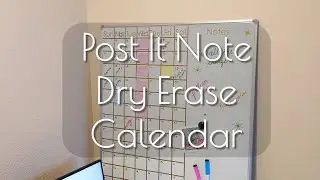 Sticky Note, Dry Erase, Multi Month Calendar