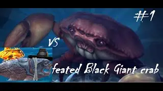 Big Daddy vs Giant Crab (how to defeat the giant crab in hungry shark evolution)