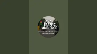 Java Traffic Ambience  is live! heavy Rain in village Indonesia