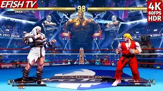 Urien vs Ken (Hardest AI) - Street Fighter V