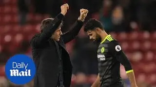Antonio Conte bursts out laughing when asked about Diego Costa - Daily Mail