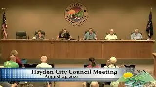 Hayden City Council Meeting 2022-08-23