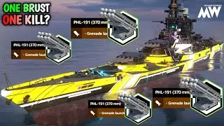 Modern Warships PHL-191 - Super Alsace ☠️ Brutal Brust Damage 🔥 Alpha Test