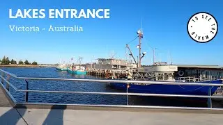 4K LAKES ENTRANCE - Main Beach Walk to 90 Mile Beach - Victoria, Australia