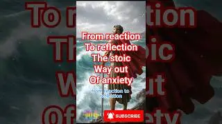 From Reaction to Reflection &ndash; The Stoic Way Out of Anxiety