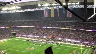National Anthems USA / UK NFL-Game Minnesota Vikings vs. Pittsburgh Steelers @ Wembley, London