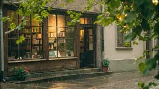 𝐩𝐥𝐚𝐲𝐥𝐢𝐬𝐭 In a Small Bookstore on a Rainy Day | Calm Piano Music Playlist
