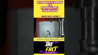 Hydraulic press VS Handcuffs from India 1850 #shortvideo #uniqueexperiment #hydraulicpress #shorts