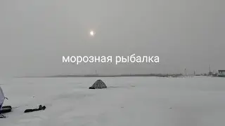 Морозное утро на рыбалке. Самаркандское водохранилище 