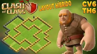 LAYOUT H&Iacute;BRIDO PARA CV6 [CV6,TH6] #13 Evoluindo Uma Vila do Zero - Clash Of Clans