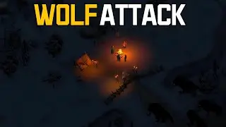 WOLF ATTACKED ON MY SMALL BASE VIKING RISE  #trending 