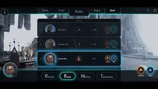 Spellfire digital game user interface: Social menu